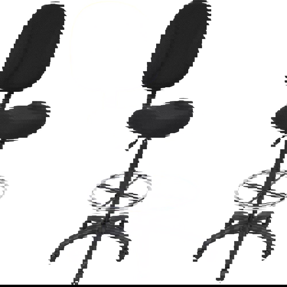 Adjustable Drafting Chair with Foot Ring: 25-1/2 to 30-1/2